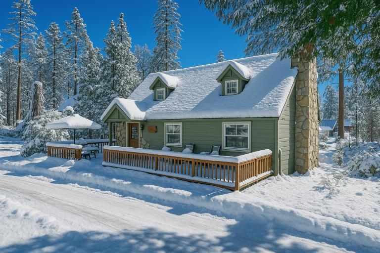 Buckeye Bear's Den-AC-Walking Distance to town - B&B Shaver Lake