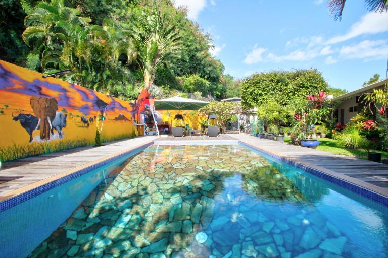 TAHITI Punaauia - Studio Tamanu Bien-Etre, Piscine, Plage 5mn, TV, Wifi - B&B Punaauia
