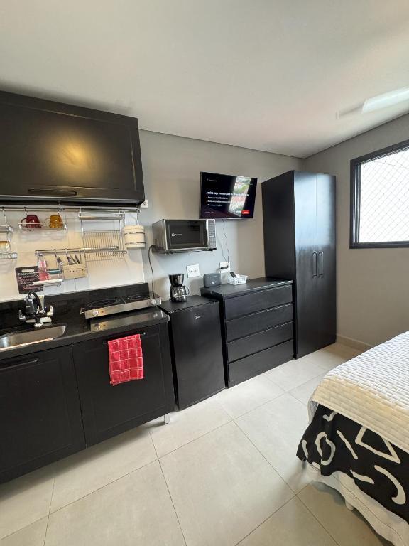 Aconchegante Studio com piscina, academia, coworking, lavanderia - B&B São Paulo