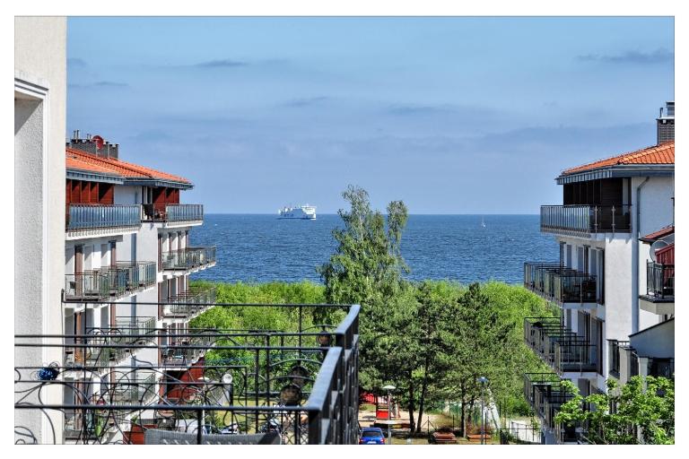 Korona Wazów 55 - Apartament z sypialnią przy Promenadzie & widok na morze - Apartment mit Schlafzimmer an der Promenade & Meerblick - B&B Świnoujście