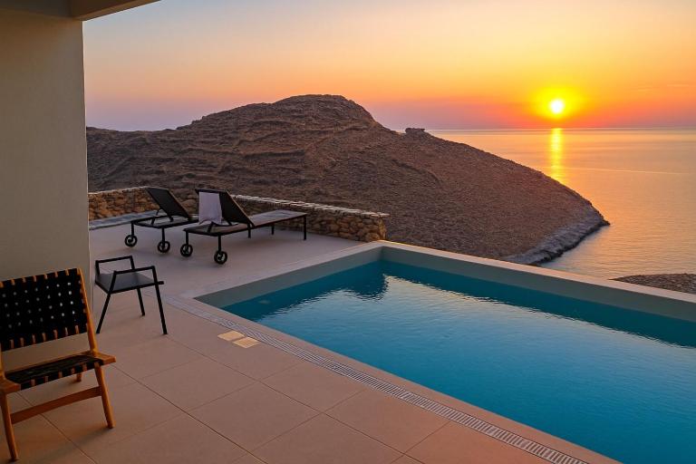 Kythnos Sunset View Villa - Ferienwohnung Flampoúria