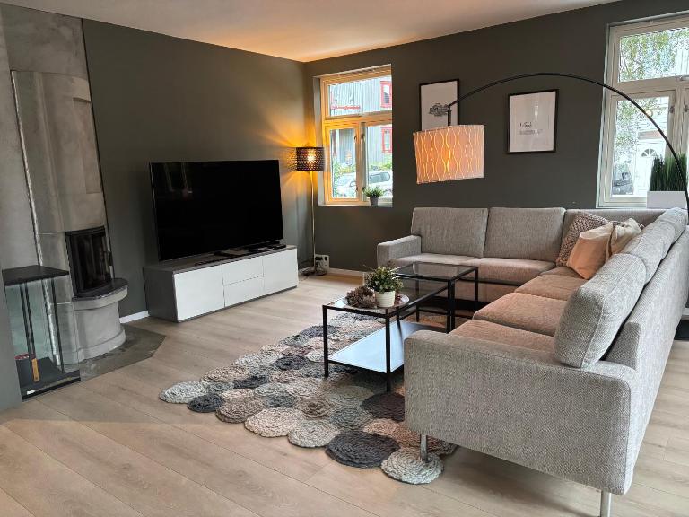 Large central 4 bedroom apartment in Trondheim with a sunny terrace - B&B Trondheim