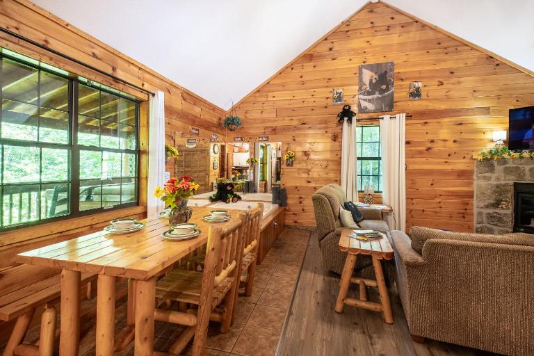 Smoky Mountain Cabin Hot Tub, Jacuzzi & Fire Pit - Ferienwohnung Sevierville