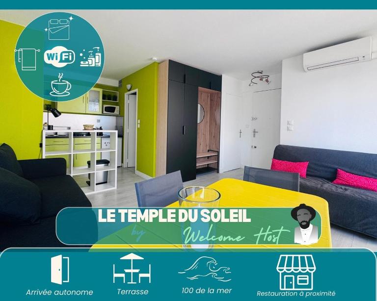 Le Temple du Soleil, Mer et Plage - Chambres d'hôtes La Grande-Motte