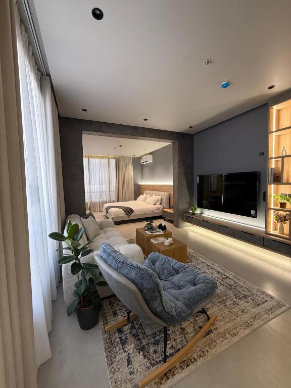 استديو كبير فاخر وذكي دخول ذاتي - B&B Dammam