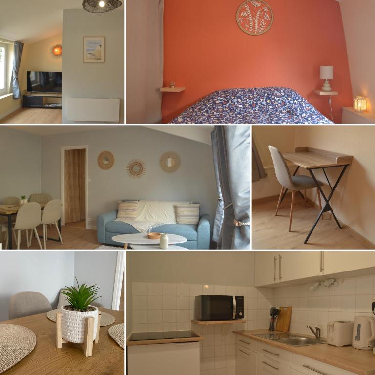L'Azur - lumineux, fibre, cœur de ville - B&B Ardres