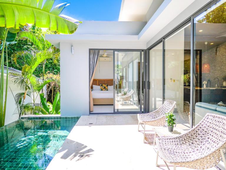 Modern 2Br Pool Villa Santori Near Fisherman's - Ferienwohnung Ko Samui