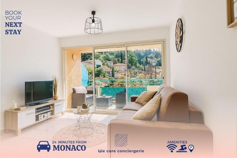 quiet studio swimming pool Roquebrune - B&B Roccabruna