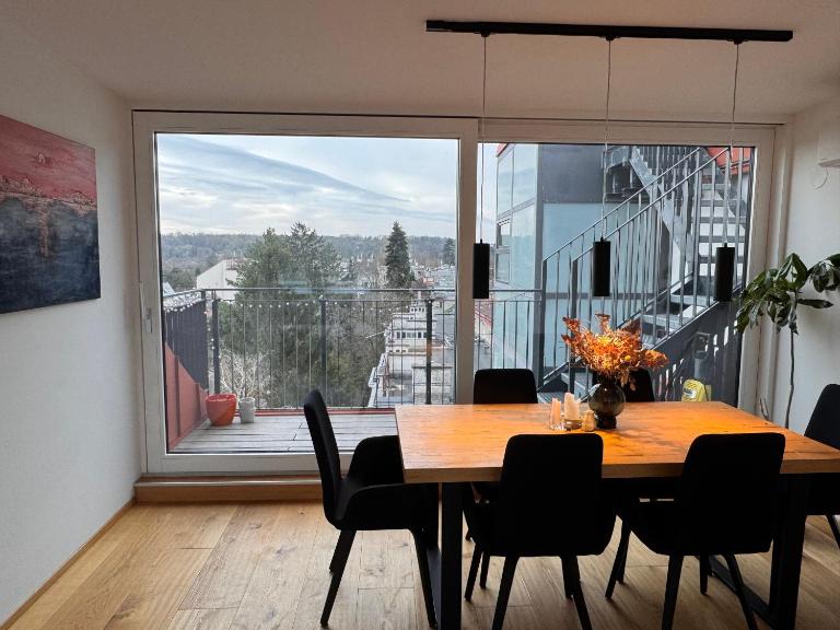 Großzügiges Dachterrassen-Appartment mit Klimaanlage und wunderbarem Ausblick über ganz Wien - B&B Vienna