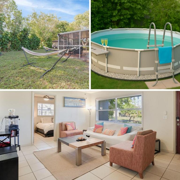 Naples Family Oasis Pool Beaches Games - B&B Naples