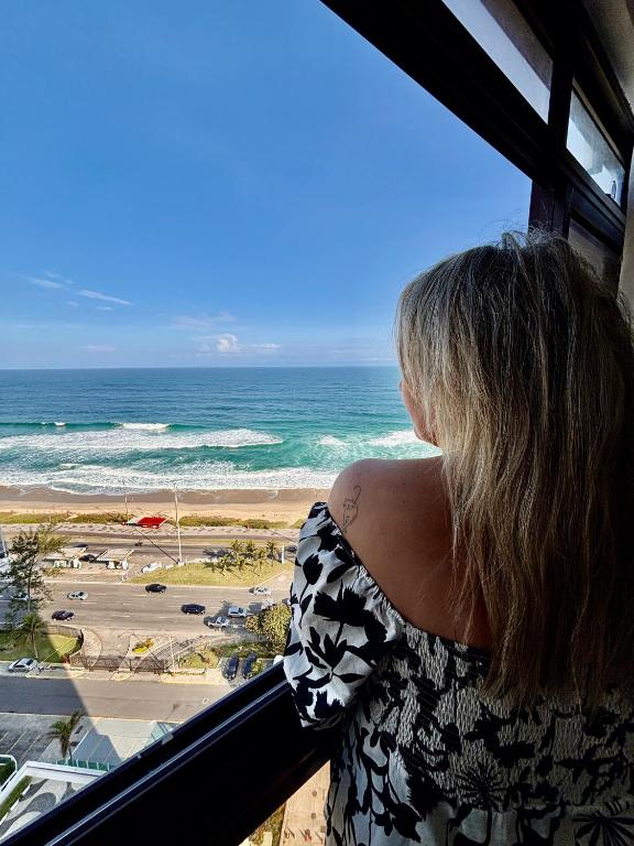 Vista para o mar na Barra - Conforto e charme - Alfa Plaza - B&B Río de Janeiro