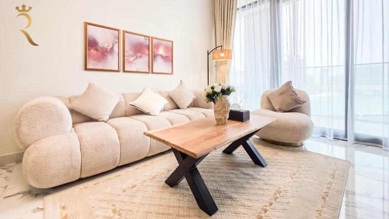 Urban Luxe Stay - Maryah Vista Blanc Oasis - Chambres d'hôtes Abou Dabi