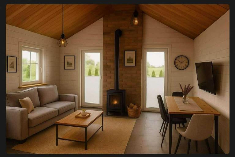 Altana Kasztelana - Domek Letniskowy z tarasem i jacuzzi nad Dunajcem Velo - Ferienwohnung Wojnicz