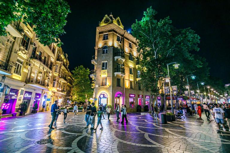 CHİNAR Apartment DeLux İn Fountain Square - Bed and Breakfast Bakoe