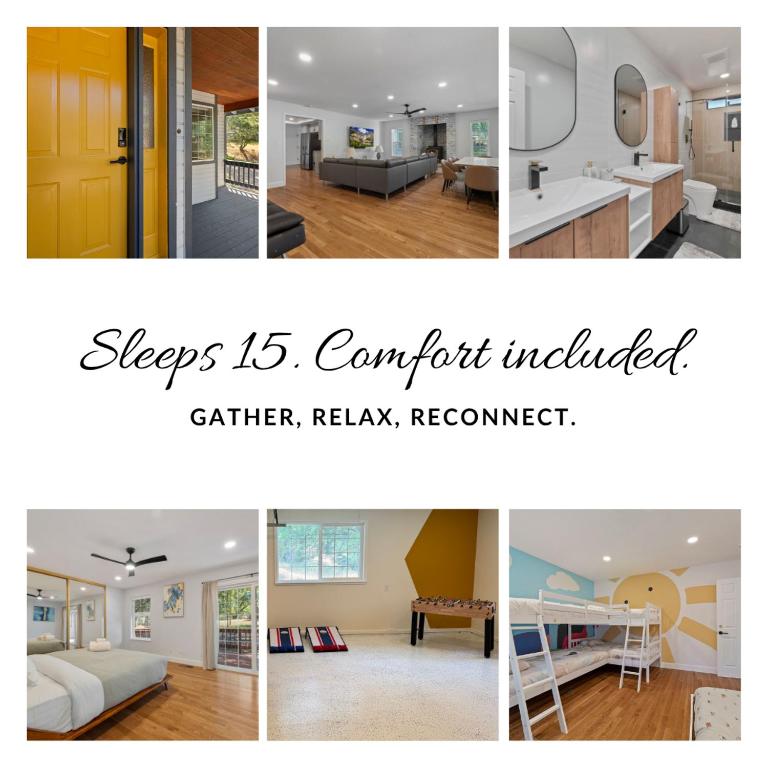 New Listing - 5bd 3ba Retreat for a large group - B&B Groveland