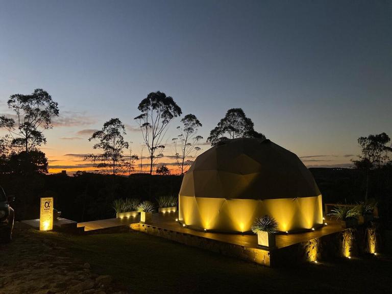 Domo nas Alturas! Lareira, Hidro e Céu Estrelado - Chambres d'hôtes Rancho Queimado