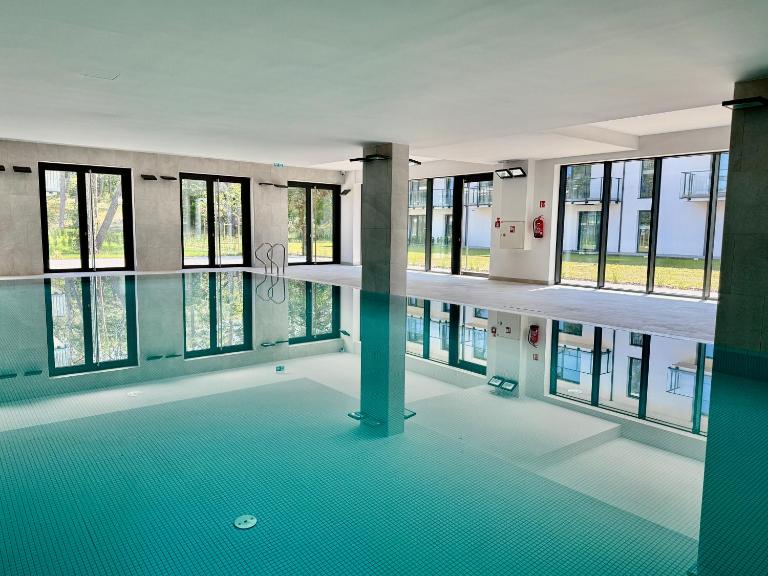 Rezydencja Niechorze D207 Classik z z Basenem, Sauną, Jacuzzi, przy samej PLAŻY - 5D Apartments - B&B Niechorze