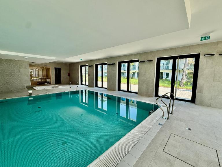 Rezydencja Niechorze D202 Boho z Basenem, Sauną, Jacuzzi, przy samej PLAŻY - 5D Apartments - B&B Niechorze
