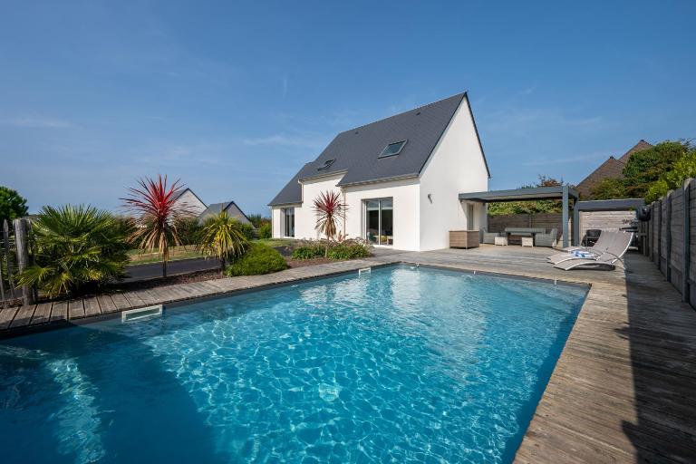 Villa avec piscine privée, sauna, jardin et parking - B&B Barneville-Carteret