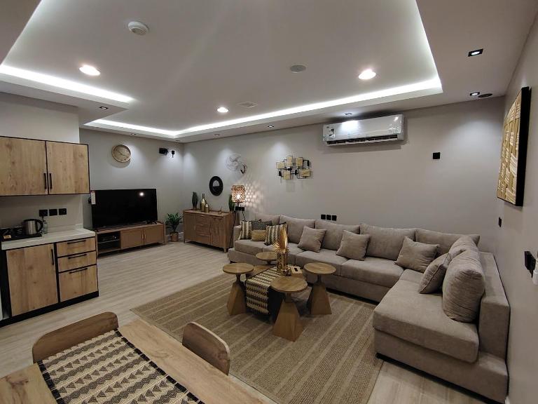 شاليه جريين اوايسس بمسبح وغرفة نوم واحده وصاله وجلسه خارجيه - Ferienwohnung Al Muţayrifī
