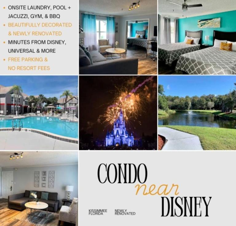 Condo Near Disney-Universal-Epic-Sea World - Bed and Breakfast Orlando