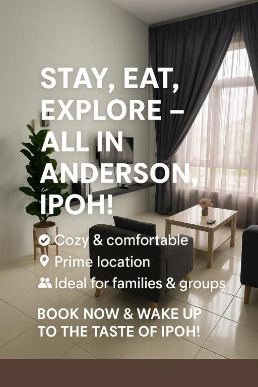 Cozy 2BR Near Ipoh Town self check in, free parking - B&B Ipoh