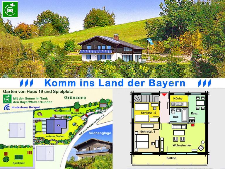 BayerischerWald-Ferien-Blockhaus-Panoramablick-Grafenau Haus im Wald-Vogelthenne 19, fast Alleinlage-ILZtal-Blick nähe Rothauer, Saldenburger, Ebenreuther und Eginger See im Dreiburgenland, unweit der Dreiflüße-Stadt PASSAU an der Donau Inn und ILZ - B&B Grafenau