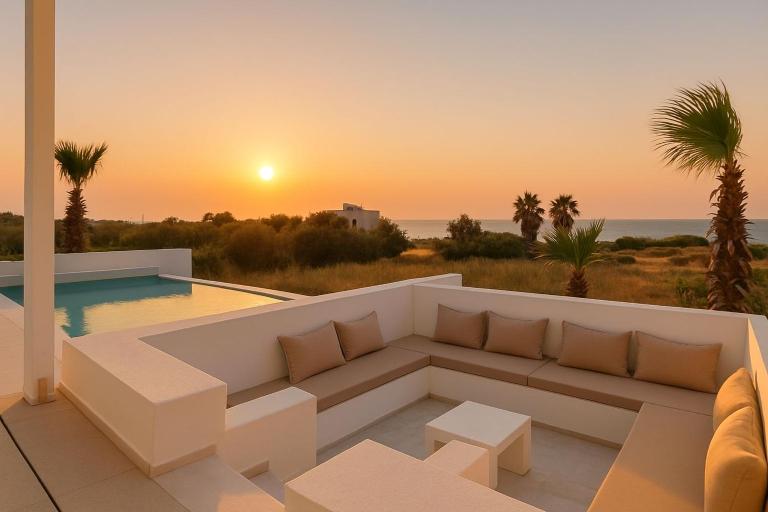 Seadream - Luxury Villa - Pool & Sea View - B&B Lachaniá