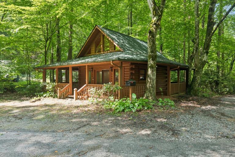 Cozy Creekside Cabin with Wraparound Porch home - Bed and Breakfast Andrews