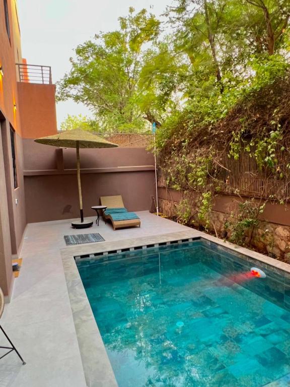 Villa Privèe avec Piscine Chaufèe à 5min de Gueliz - Chambres d'hôtes Marrakech