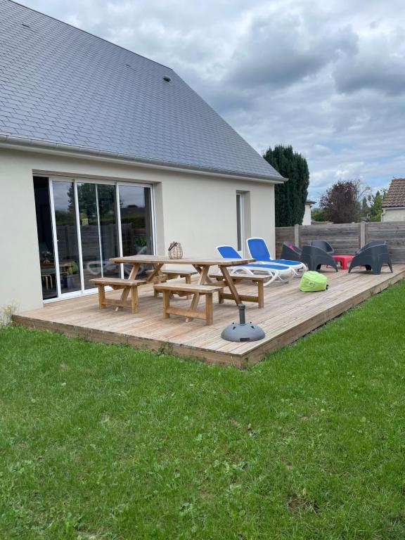 Saphir Baie Mont Saint Michel - Ferienwohnung Marcey-les-Grèves