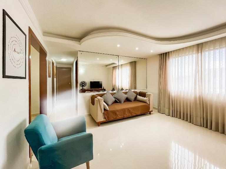 Apto MS 3/4 com AR 200m Praia - Orla de Atalaia - Chambres d'hôtes Aracaju