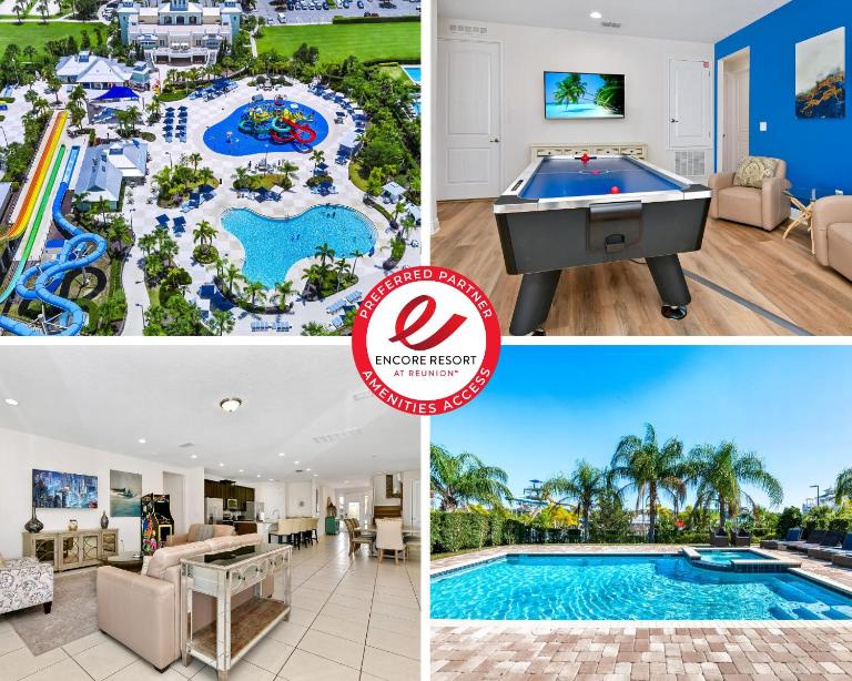 Vibrant Home Near Disney With Private Pool, Waterpark And Resort Acces At Encore Resorts Reunion - 221Fl - B&B Kissimmee