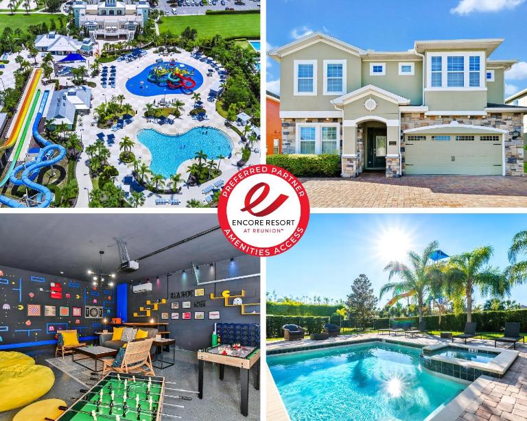 Marvelous Home Near Disney With Private Pool And Waterpark & Resort Access At Encore Resorts Reunion - 250Cl - Chambres d'hôtes Orlando