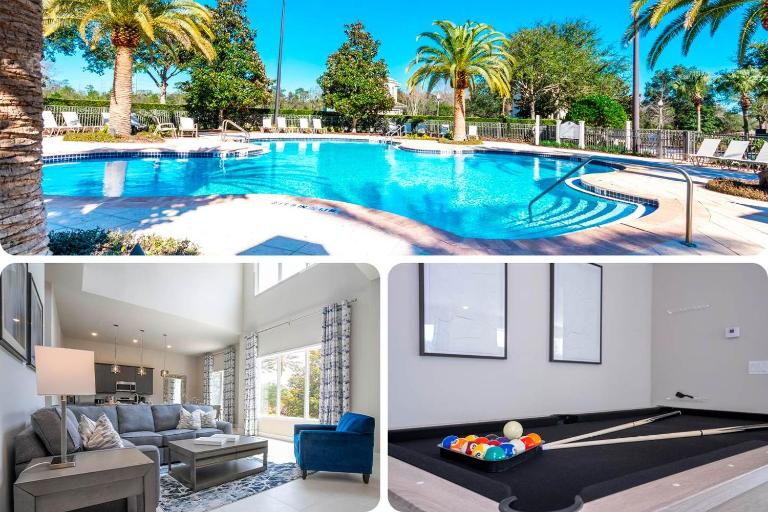 Modern 5BR - Reunion Resort - Pool Table - B&B Kissimmee