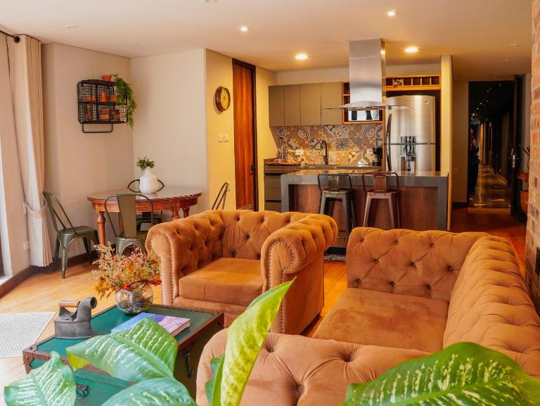 Cosy apartment with terrace in Downtown, Bogotá - B&B Bogotá