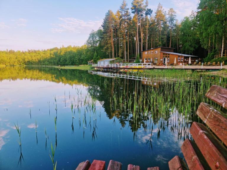 Mazury - Ruś domki wypoczynkowe nad samym jeziorem - Ferienwohnung Ruś