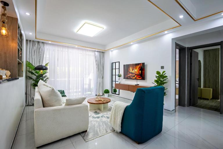 RUSTIC HAVEN HOMES executive 2BR, air conditioning, 3 mins walk to yaya center, 200mbps WIFI, gym & parking - B&B Nairobi