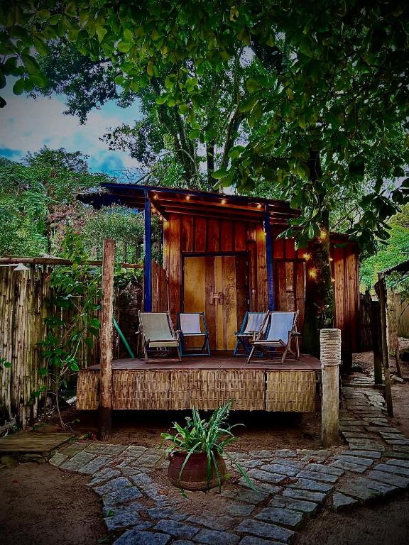 Chalé Pau D’Alho - Pé na Areia - Curral, Ilhabela - Ferienwohnung Ilhabela