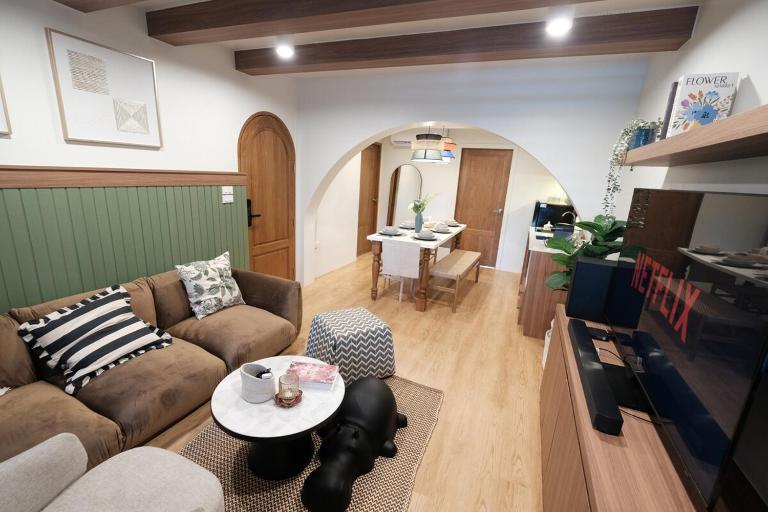 The Shantipan Lotus - Cozy 2BR Family Stay 400m from BTS Station - Ferienwohnung Bangkok