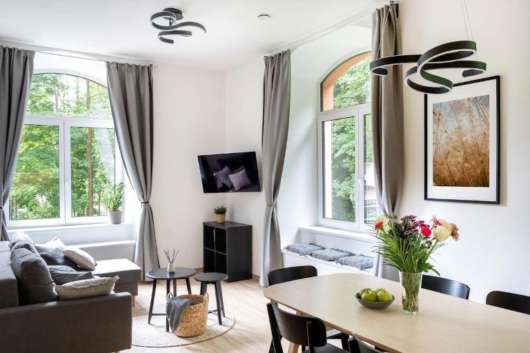 Spacious Duplex Apartment D4 - Bed and Breakfast Černý Důl