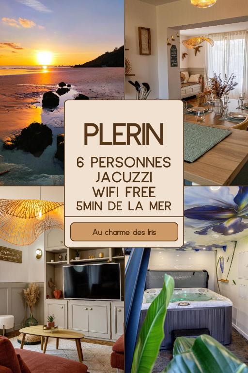 Gite Au Charme des Iris - Ferienwohnung Plérin