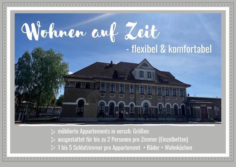 Alter Bahnhof Schwaan - Monteurswohnungen - B&B Schwaan