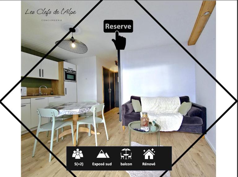 Nouveau ! Studio rénové design - Chambres d'hôtes L'Huez