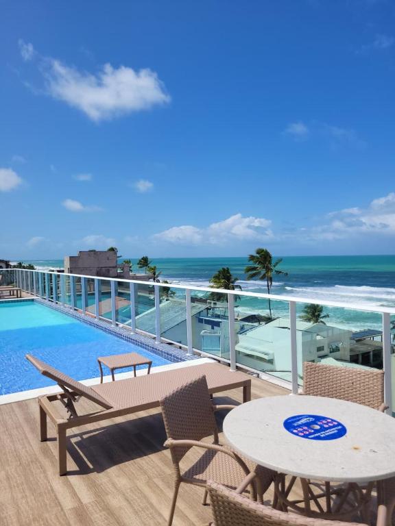 Apartmento em Porto de Galinhas 30 metros do mar Ocean Blue Residence 107 - B&B Puerto de Gallinas