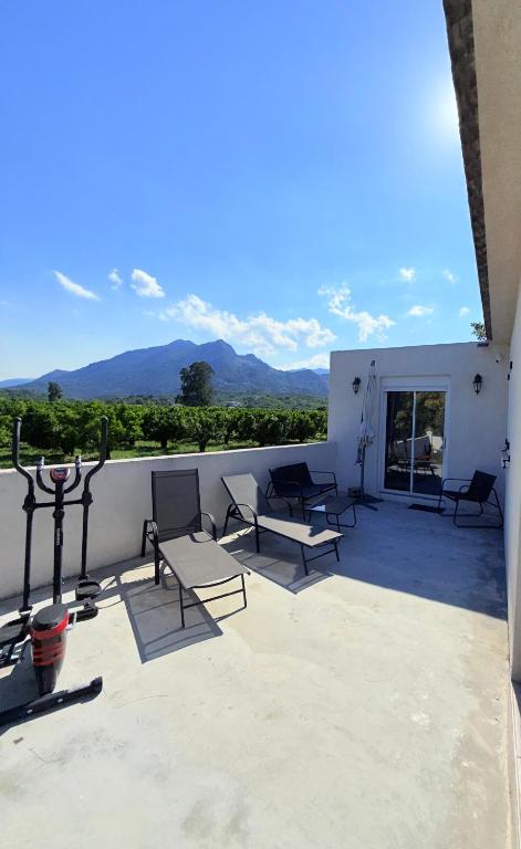 Studio vue sur les clémentiniers - B&B Santa-Lucia-di-Moriani