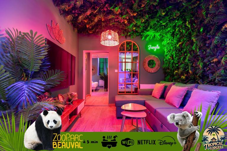 Le Jungle 5 min du Zoo Beauval - B&B Saint-Aignan