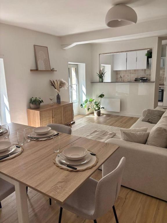 Le Cocon - Appartement avec salle de Cinéma - B&B Fontenay-le-Comte
