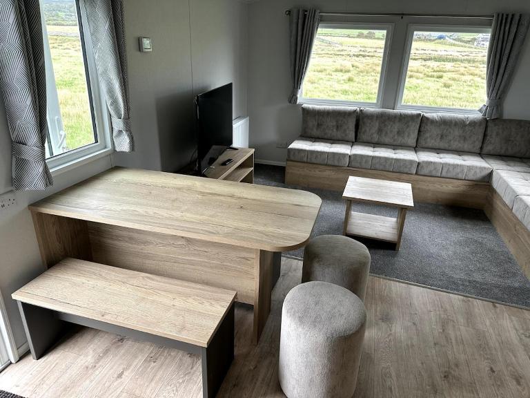 Luxury static caravan on SunnySands with mountain views - B&B Barmouth