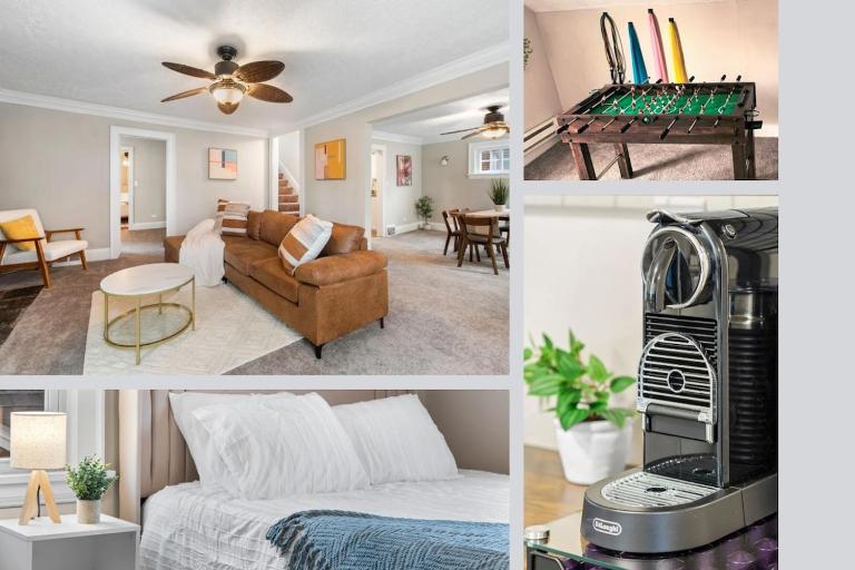 Spacious Home Near Hospitals with Office & Game Room - Ferienwohnung Cleveland Heights